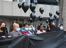 Servidores de Diadema protestam contra assédio moral após morte de enfermeira